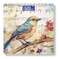 thumbnail image 1 of Bathroom Scale, Highly Accurate Digital Body Scale,Precisely Measures Weight up to 400 lbs-Beautiful Bird With Flowers And Music Notes In The Background, 1 of 4