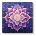 thumbnail image 1 of High Precision Body Weight Scale Smart Bathroom Scales with Large LCD Display(400lbs),Decorative for Bedroom-Mandala Lotus Flower With Purple Petals And Golden Center, 1 of 4
