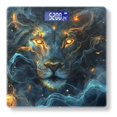 thumbnail image 1 of High Precision Body Weight Scale Smart Bathroom Scales with Large LCD Display(400lbs),Decorative for Bedroom-Mystical Lion With Glowing Eyes Surrounded By Swirling Smoke, 1 of 4