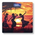 thumbnail image 1 of High Precision Body Weight Scale Smart Bathroom Scales with Large LCD Display(400lbs),Decorative for Bedroom-Silhouette Of Women Dancing Traditional African Dance, 1 of 4