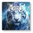 thumbnail image 1 of High Precision Body Weight Scale Smart Bathroom Scales with Large LCD Display(400lbs),Decorative for Bedroom-Tiger Vector Graffiti Style Blue Splashes With Angry Expression, 1 of 4