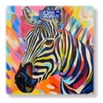 thumbnail image 1 of High Precision Body Weight Scale Smart Bathroom Scales with Large LCD Display(400lbs),Decorative for Bedroom-Vibrant And Colorful Painting Of Zebra With Striped Pattern, 1 of 4