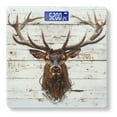 thumbnail image 1 of High Precision Body Weight Scale Smart Bathroom Scales with Large LCD Display(400lbs),Decorative for Bedroom-White Wooden Wall With Painting Of Deer Head, 1 of 4