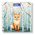 thumbnail image 1 of High Precision Body Weight Scale Smart Bathroom Scales with Large LCD Display(400lbs),Decorative for Bedroom-Cute Fox In The Forest Among Birch Trees, 1 of 4