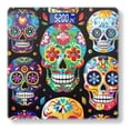 thumbnail image 1 of High Precision Body Weight Scale Smart Bathroom Scales with Large LCD Display(400lbs),Decorative for Bedroom-Vibrant Pattern Of Colorful Skulls, 1 of 4