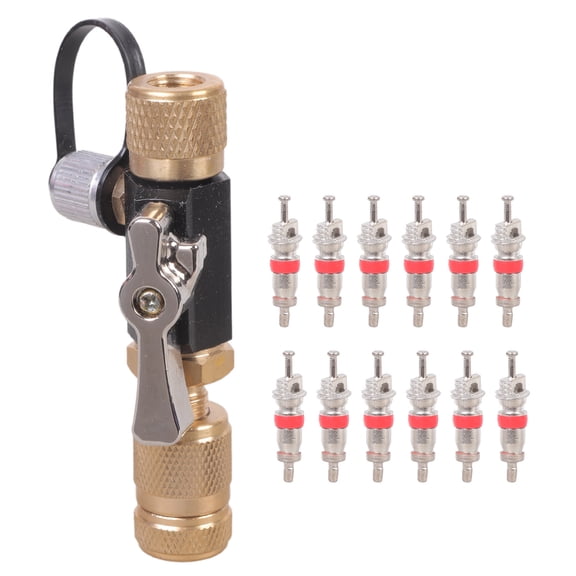 High-Precision Brass Disassembly Tool with Gauges for R410A HVAC Systems