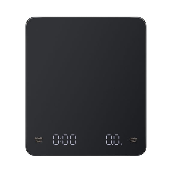 High-Precision Coffee Scale with Timer -Type-C Port & Battery, Hidden LCD Display, Tare Function, Ideal for Espresso and Drip Brewing