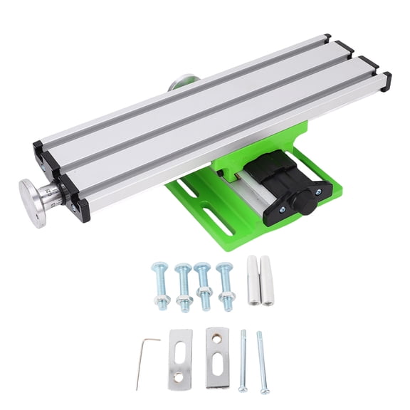High Precision Cross Slide Table Accurate Mini Compound Drilling Bench Multifunction Milling Worktable Stand for Milling Machine and Bench Drill (14.17 inches / 36 cm)