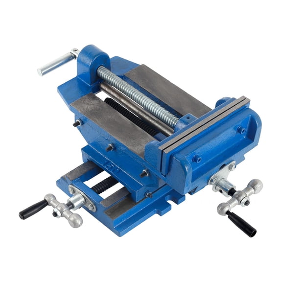 High Precision Cross Slide Vise, Drill Press Vise for Milling Operations, Durable Cast Iron Bench Vise 6 Inch with Smooth X-Y Movement