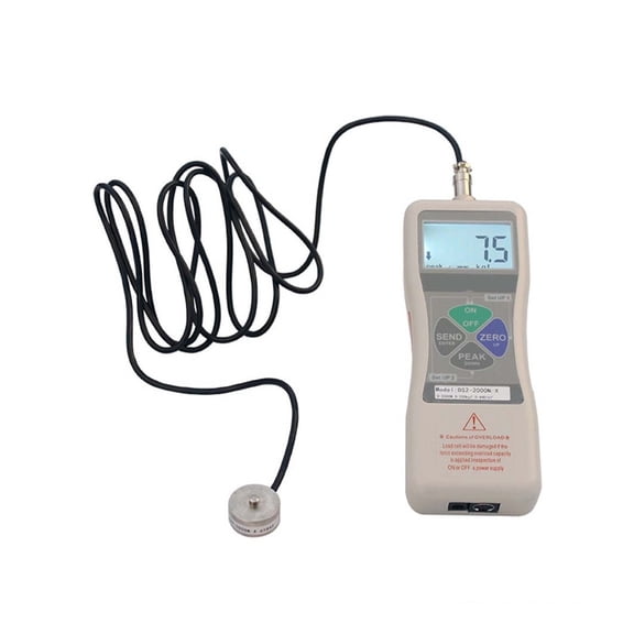 High Precision Digital Display Pressure Gauge External Push-pull Dynamometer Digital Push Force Meter Calibrator DS2-X 0-5000N ,Accurate & Efficient Force Measurement