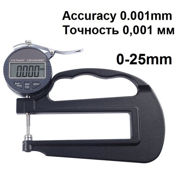 High Precision Digital Flat Head Caliper Gauge Percentage Micrometer