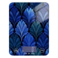 thumbnail image 1 of High Precision Digital Kitchen Scale Tempered Glass Food Scale Multifunction Scale Small Kitchen Appliances Blue Batik Leaves Pattern, 1 of 7