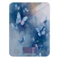 thumbnail image 1 of High Precision Digital Kitchen Scale Tempered Glass Food Scale Multifunction Scale Small Kitchen Appliances Blue Butterflies Flying, 1 of 7