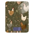 thumbnail image 1 of High Precision Digital Kitchen Scale Tempered Glass Food Scale Multifunction Scale Small Kitchen Appliances Chickens with Wildflowers and Grasses, 1 of 7