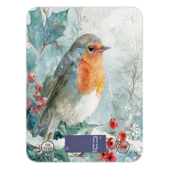 High Precision Digital Kitchen Scale Tempered Glass Food Scale Multifunction Scale Small Kitchen Appliances Elegant Little Robin