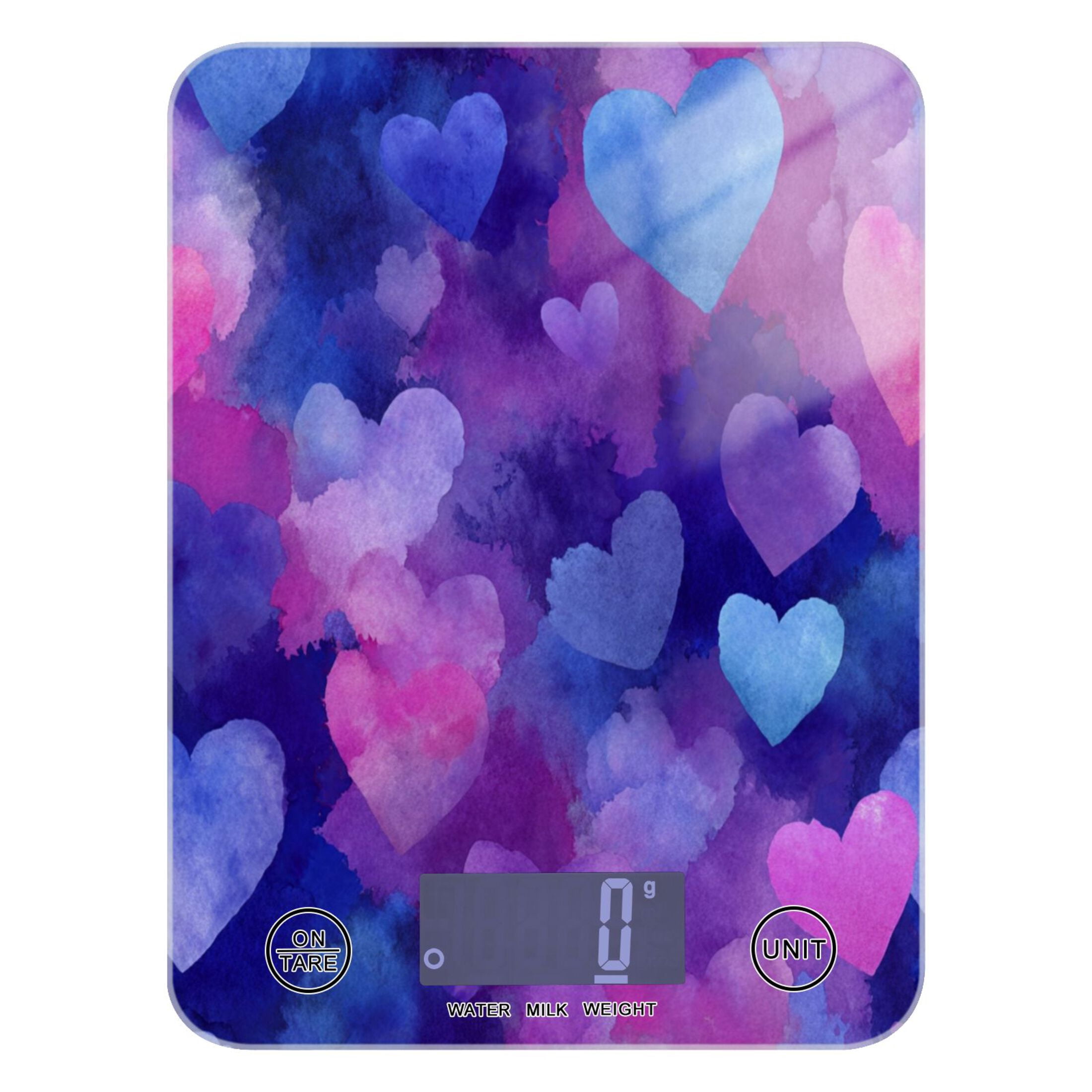 Indigo Scale High Precision Digital Kitchen Scale Tempered Glass Food Scale ...