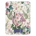 thumbnail image 1 of High Precision Digital Kitchen Scale Tempered Glass Food Scale Multifunction Scale Small Kitchen Appliances Retro Pink Flowers Pattern, 1 of 7