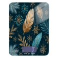 thumbnail image 1 of High Precision Digital Kitchen Scale Tempered Glass Food Scale Multifunction Scale Small Kitchen Appliances Snowflake and Feather Pattern, 1 of 7