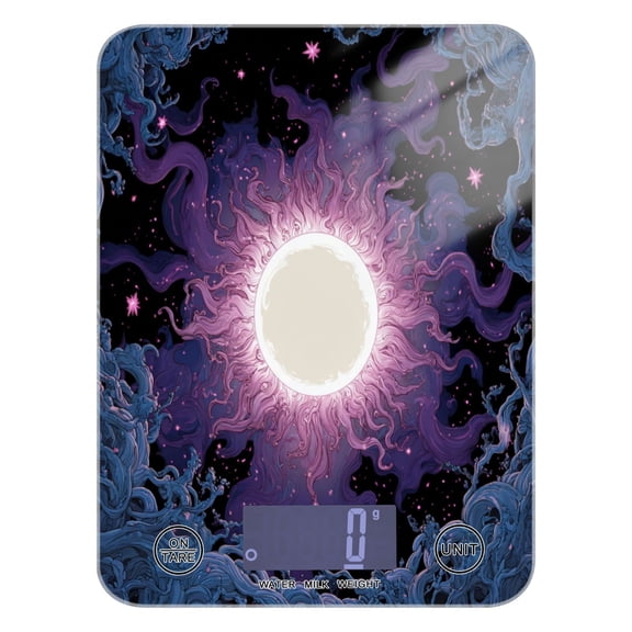 High Precision Digital Kitchen Scale Tempered Glass Food Scale Multifunction Scale Small Kitchen Appliances Solar Vortex