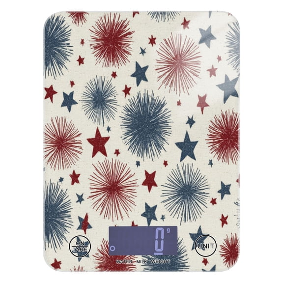 High Precision Digital Kitchen Scale Tempered Glass Food Scale Multifunction Scale Small Kitchen Appliances Stars and Fireworks