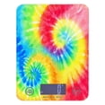 thumbnail image 1 of High Precision Digital Kitchen Scale Tempered Glass Food Scale Multifunction Scale Small Kitchen Appliances Tie-dyed Colorful Spiral Pattern, 1 of 7