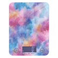 thumbnail image 1 of High Precision Digital Kitchen Scale Tempered Glass Food Scale Multifunction Scale Small Kitchen Appliances Watercolor Powder Blue Pattern, 1 of 7
