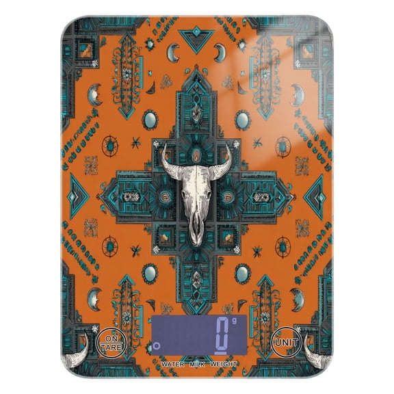 High Precision Digital Kitchen Scale Tempered Glass Food Scale Multifunction Scale Small Kitchen Appliances Western-style Cowhorn Skulls