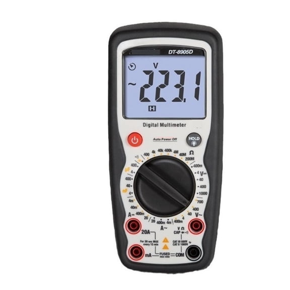 High Precision Digital Multimeter, Manual Range Anti-burn Voltmeter Ohm Tester