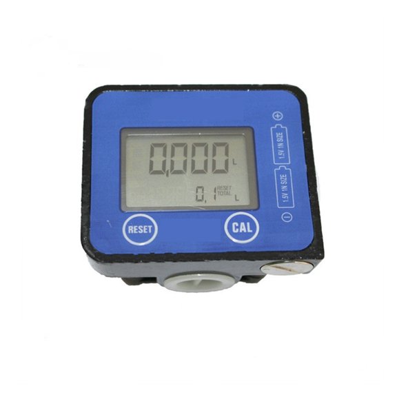 High Precision Electronic Digital Display Metering, Oil Gauge Elliptical Gear Flow Meter, Oil Hydraulic1/2 Gauge Blue Oil Gauge