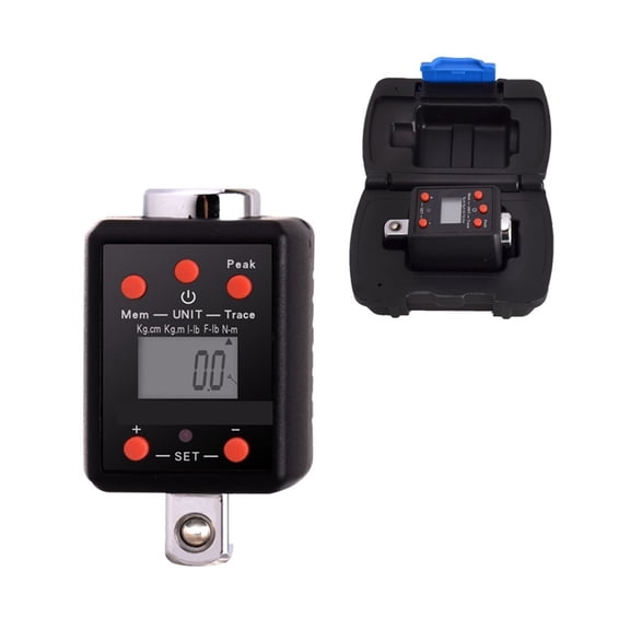 High Precision Electronic Digital Display Torquemeter Adjustable 0.3-1000Nm 1/4" 1/2" 3/8" 3/4" Drive Preset Torque Adapter ,Versatile Torque Units