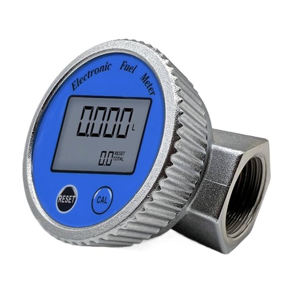 High Precision Electronic Flowmeter Digital Display Flow Meter For Methanol Gasoline Kerosene Water Waterproof ,Accurate Measurement