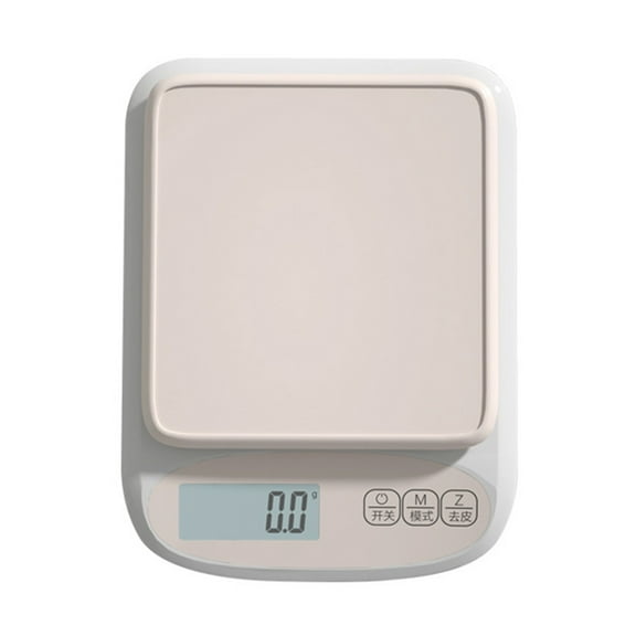 High Precision Electronic Scale, 0.1g Accuracy Kitchen Gram Weigher, Up to 6000g Portable Food Scale for Coffee and Baking, Easy to Use, Battery Operated
