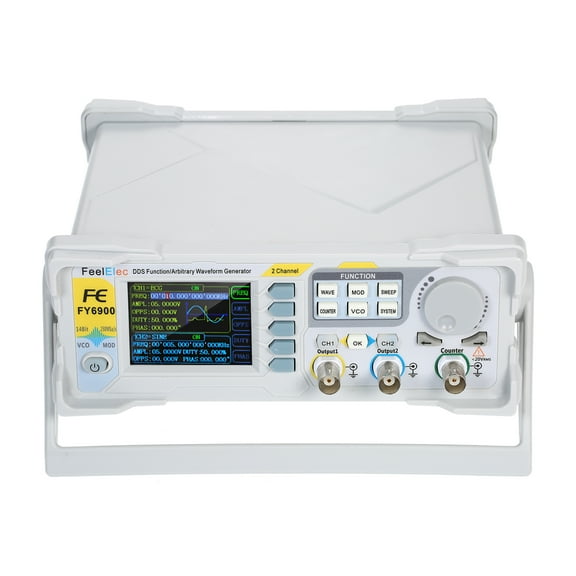 High Precision Function Signal Generator Dual-channel Arbitrary Waveform Pulse Source with Frequency Measurement