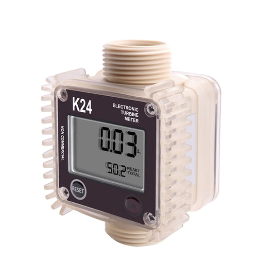 High Precision K24 Digital Oil Fuel Flow Meter, Gauge Electronic Meter Random Color ,For Chemicals Liquid Water ,Good Performance