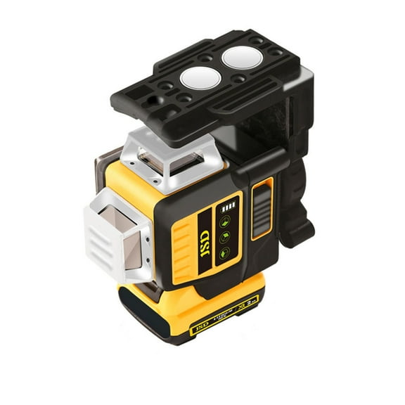 High-Precision Laser Level with Infrared - 12-Line Green Beam, Strong Light & Thin Line, Auto-Leveling for Indoor/Outdoor Wall & Floor Installation