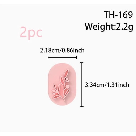 High-Precision Leaf Stamp Mold for DIY Handmade Earrings - Soft Clay Molding Tool