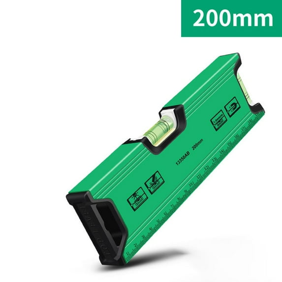 High Precision Magnetic Aluminum Alloy Multi Function Level Measurement Tool Mini Digital Protractor Angle Finder Inclinometer, 7.87 Inch, DIY Angle Finder and Level Tool
