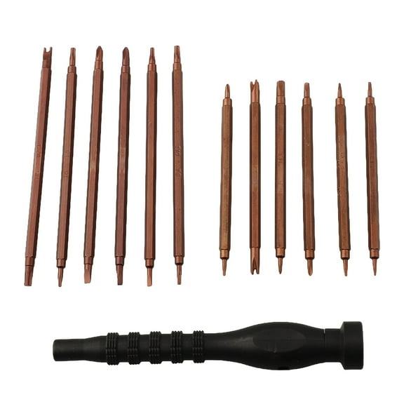 High Precision Magnetic Screwdriver Set Y U Type Torx Triangle 12 In 1 Fangkenuo