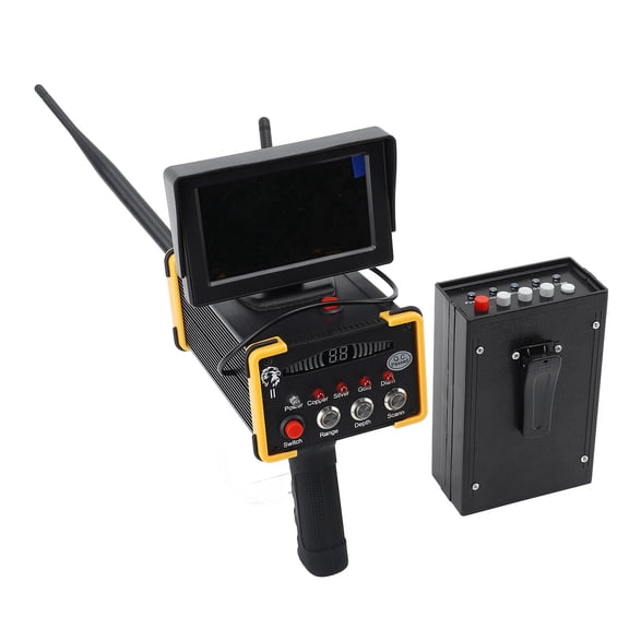 High Precision Metal Finder Tracker Device with Backlit Display Screen for Silver Copper and Gold Hunting 15m Scan Depth 1000m Long Range Explorer - 12.2 inches / 31.0 cm