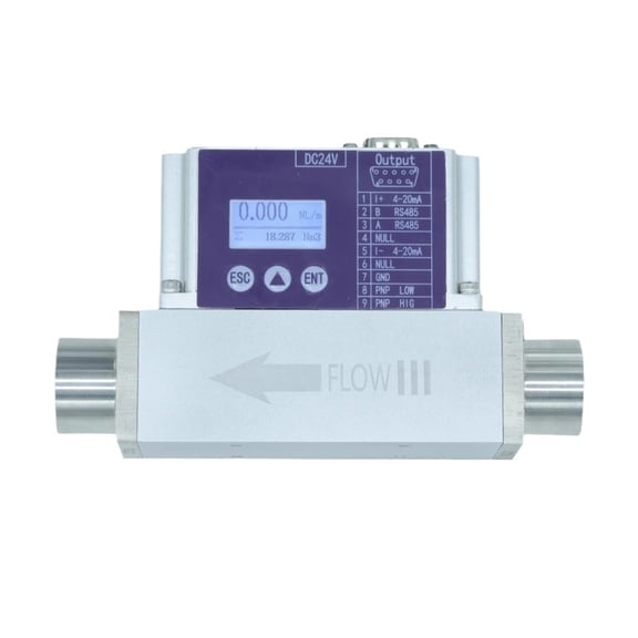 High Precision MicroGas Mass Flow Meter for Air Nitrogen Oxygen Hydrogen Helium Digital Flow Sensor Laboratory Use ,High Accuracy
