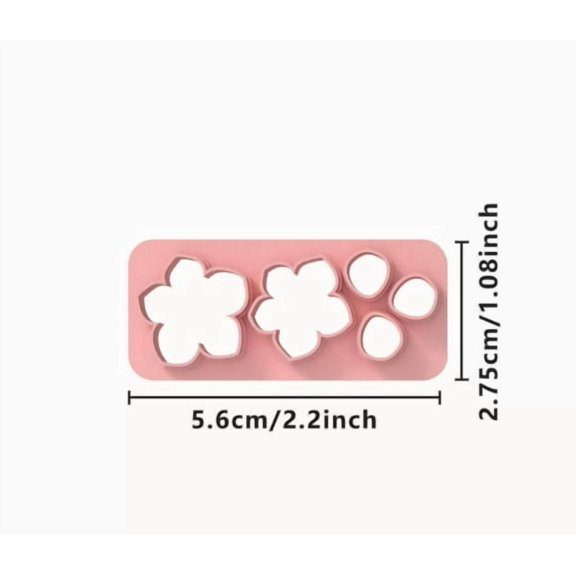 High-Precision Petal Shape 3D Flower DIY Soft Clay Mold Knife for Crafting and Sculpting