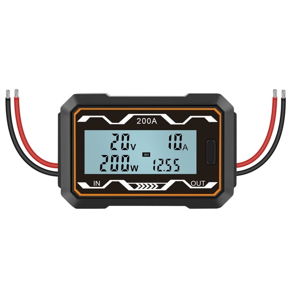 High Precision Power Watt Meter Consumption Monitor with LCD Backlight 100/150/200A