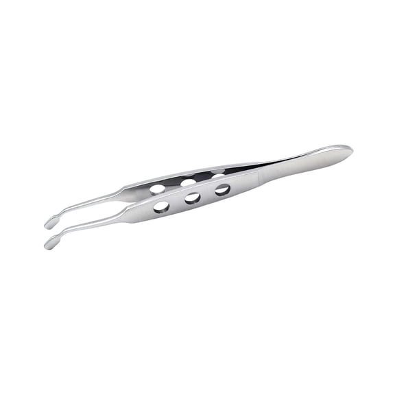 High Precision Rectangular Pointed Stainless Steel Eyelid Massage Tweezers, Gentle Lash & Meibomian Gland Tool for Dry Eye Relief