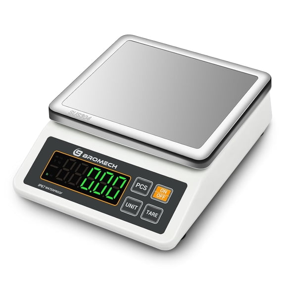 High Precision Scale IP67 Waterproof with Counting Function - 6lb, 0.001lb Digital Accurate Electronic Balance Scientific Scale - Ideal for Shipping, Mail - Weighs Gram, Pound, Kilogram