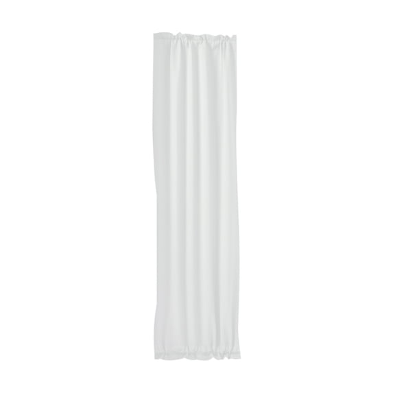 High-Precision Solid Color French Door Curtains Rod-Pocket for Sliding Windows and Doors | Insulated, Noise-Reducing, Room Temperature Regulating | Elegant Polyester Window Treatment