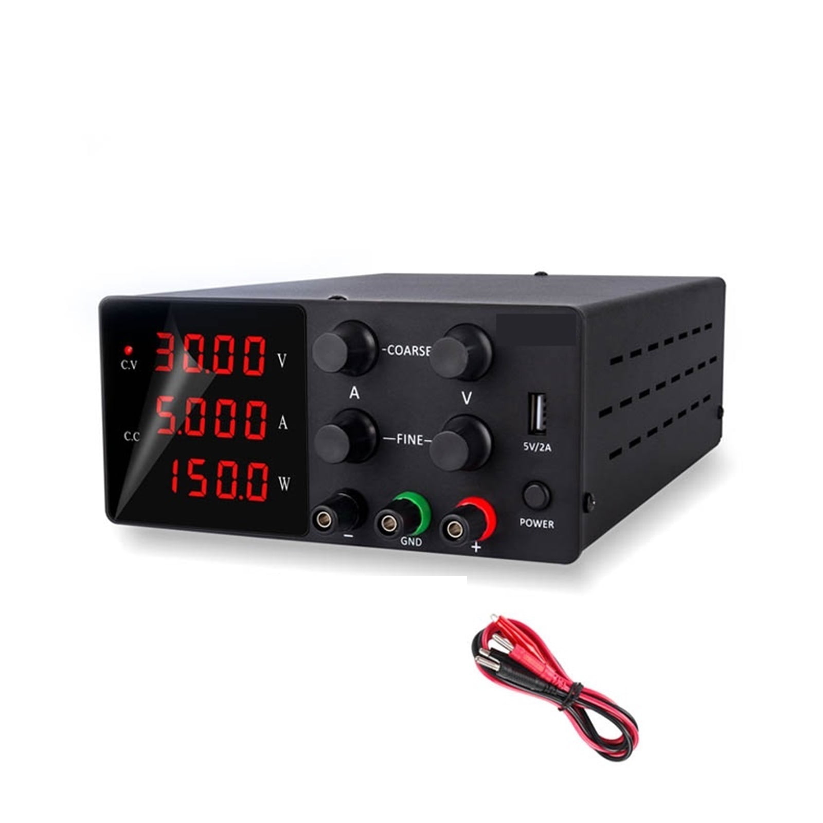 Labornetzgerät Regelbar – 120V 3A / 60V 10A / 30V 20A, LCD, Schaltnetzteil, Überlastschutz, 4-stellige Anzeige
