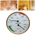 High Precision Thermometer And Humidity Meter Sauna Room Wall Mounted