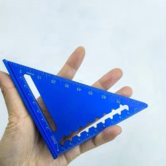 Precision Triangular Ruler for Drafting, Woodworking & Engineering Layout
