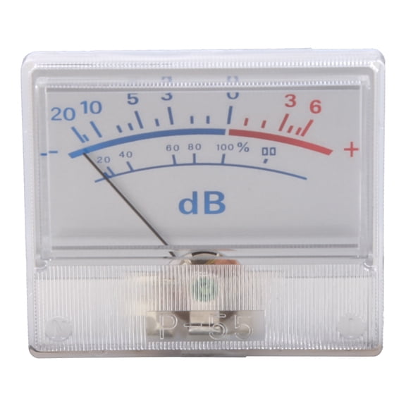 High Precision VU DB Meter Power Discharge Mechanical Flat Meter with Backlights