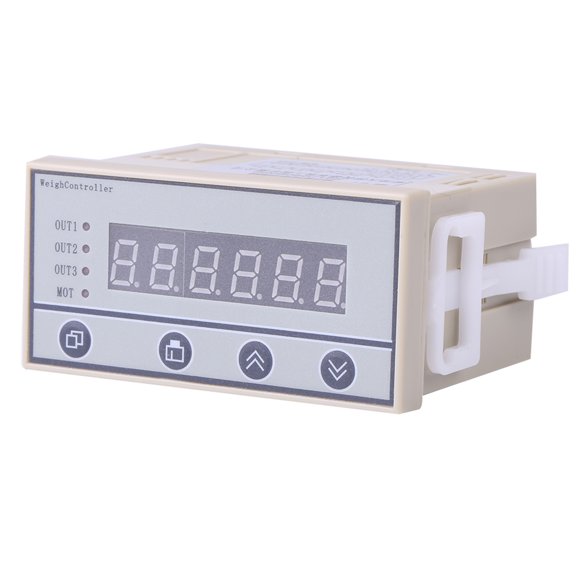 High Precision Weighing Display Controller 6-Digit LED Display Scale Indicator for Industrial Systems (1.85 x 3.74 x 3.23 inches / 4.7 x 9.5 x 8.2 cm)